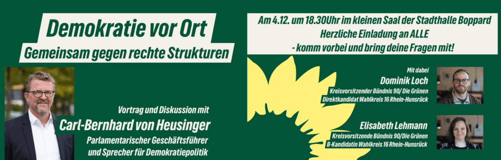 Flyer zur Veranstaltung, alle Infos im FLießtext. Fotos von Carl-Bernhard von Heusinger, Dominik Loch und Elisabeth Lehmann